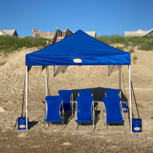 Tent and 6 Beach Chairs