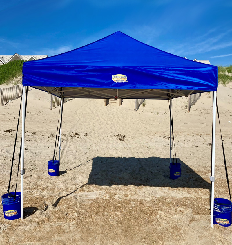 Beach Tent Set up Corolla NC