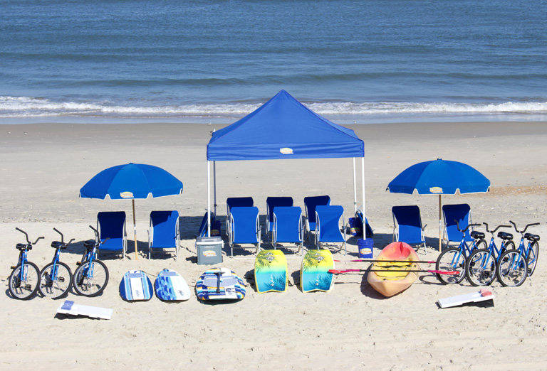 Beach Equipment Cabana Rentals Corolla NC